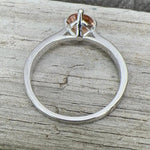 Natural Zircon Silver Ring - Sapphirepal
