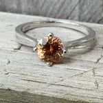 Natural Zircon Silver Ring - Sapphirepal