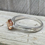 Natural Zircon Silver Ring - Sapphirepal