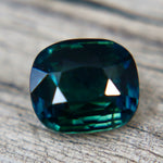 Peacock teal loose sapphire gemstone for fine jewelry makers