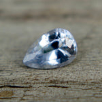 Pear cut pale blue sapphire for bespoke jewelry design