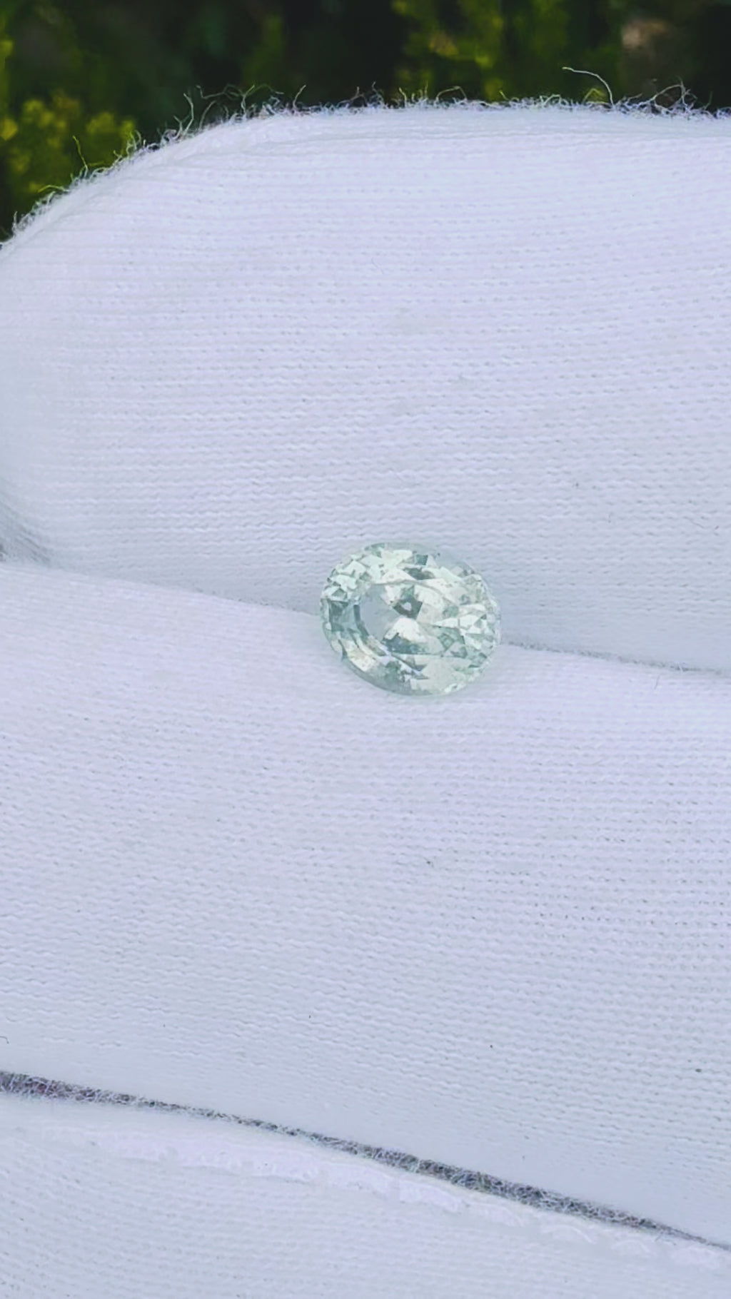 video Natural Pale Blue Sapphire — 1.48ct Oval (Ceylon, Unheated & Untreated)