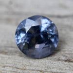 Round natural purple spinel loose gemstone suitable for a custom ring