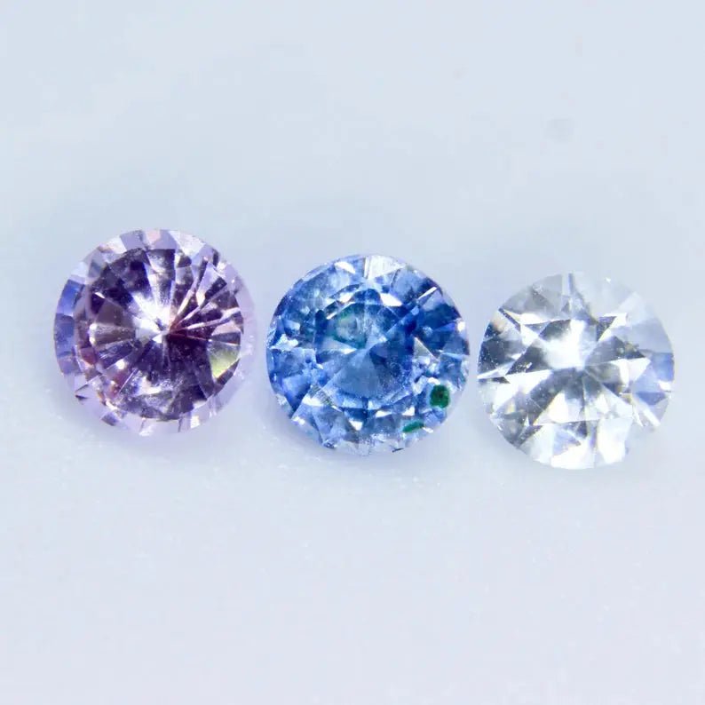 Set Of Natural Sapphires - Sapphirepal