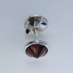 Silver Lapel Pin – 2.86ct Natural Garnet (Round, Ceylon, VS, Untreated) - Sapphirepal