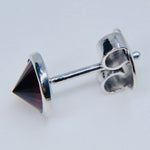 Silver Lapel Pin – 2.86ct Natural Garnet (Round, Ceylon, VS, Untreated) - Sapphirepal