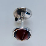 Silver Lapel Pin – 2.86ct Natural Garnet (Round, Ceylon, VS, Untreated) - Sapphirepal
