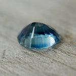 Unheated blue sapphire oval cut from Madagascar