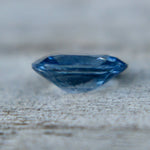 Unheated blue sapphire oval cut loose gemstone