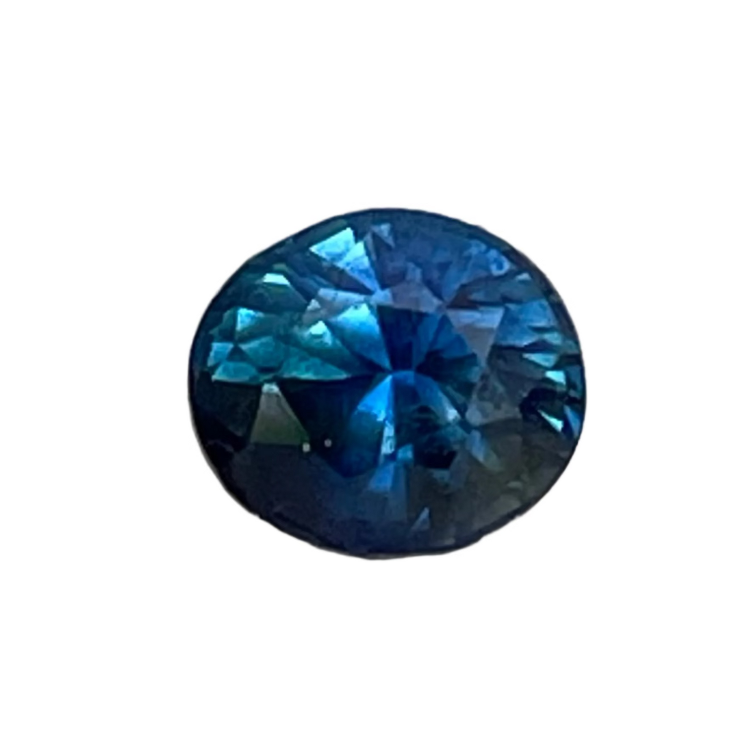 Natural Blue Green Sapphire – 0.57 Carat Oval Cut | Unheated Loose Gemstone | Sapphire Pal