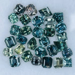 Natural Blue Green Sapphires Parcel gems-756e