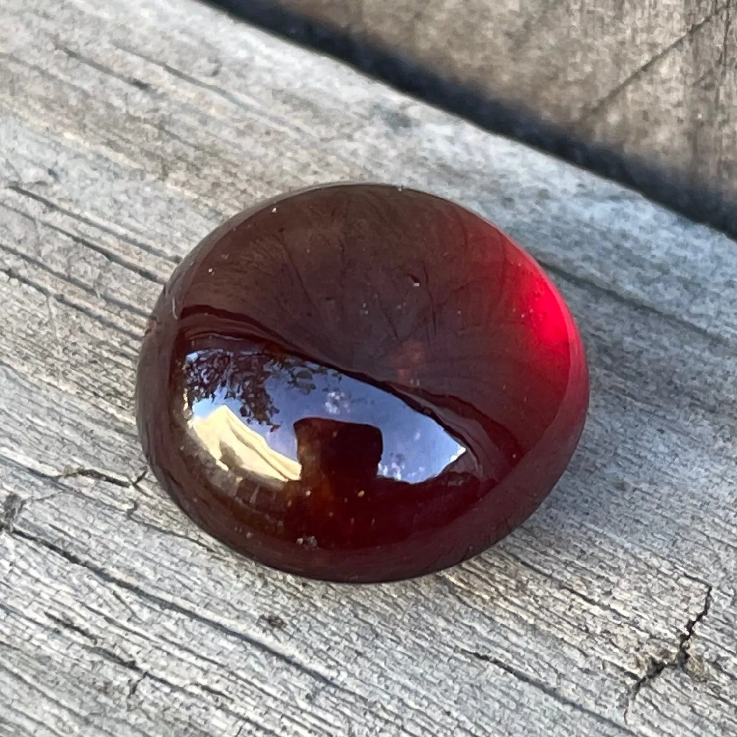 Natural Hessonite Garnet Stone gems-756e