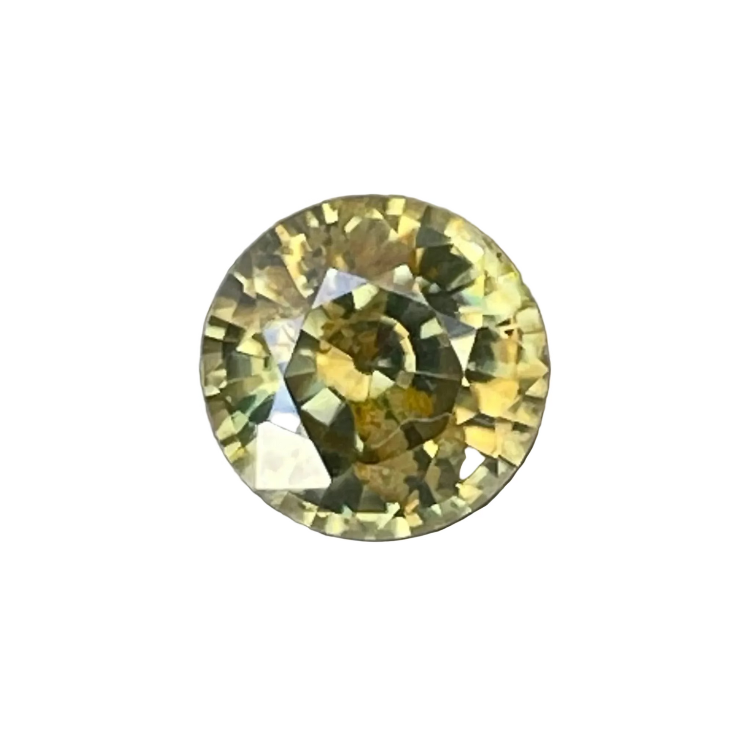 Natural greenish yellow Ceylon zircon, 1.37 carats